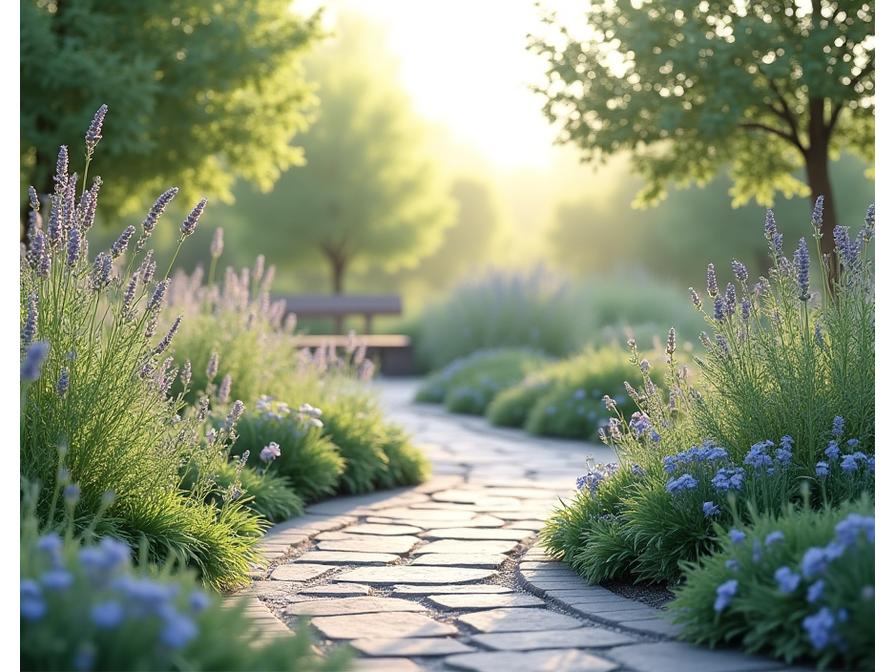 Jardin thérapeutique sensoriel bien-être